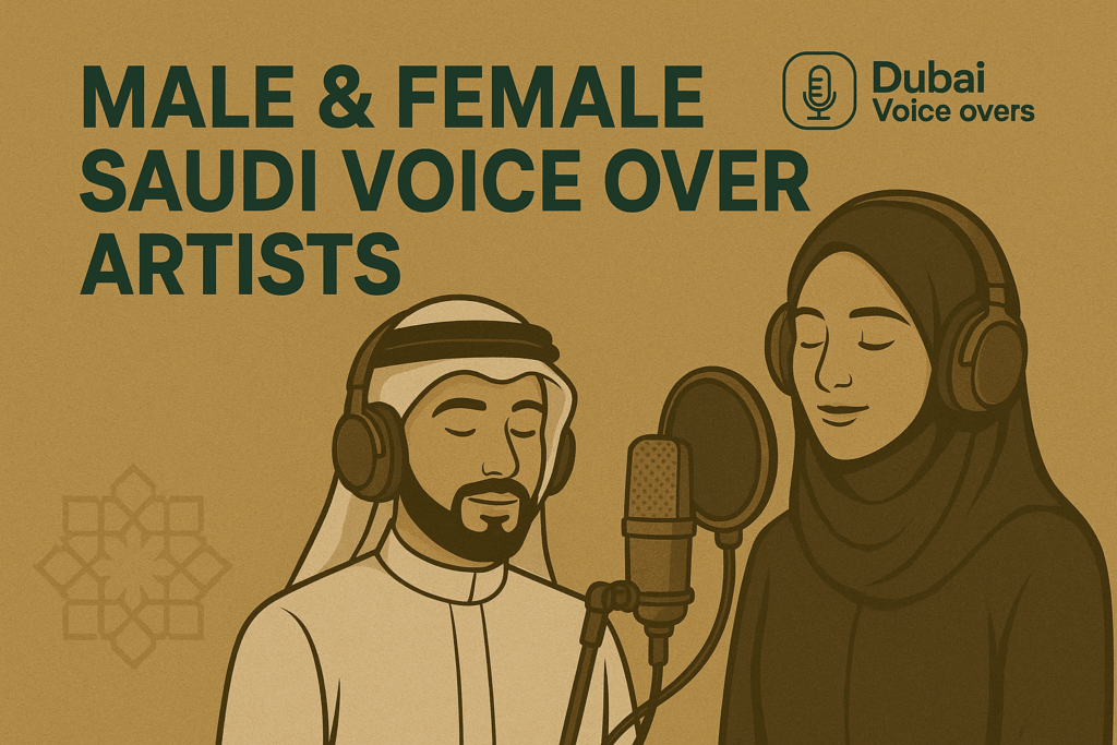 Male Female Saudi Voice Over Artists