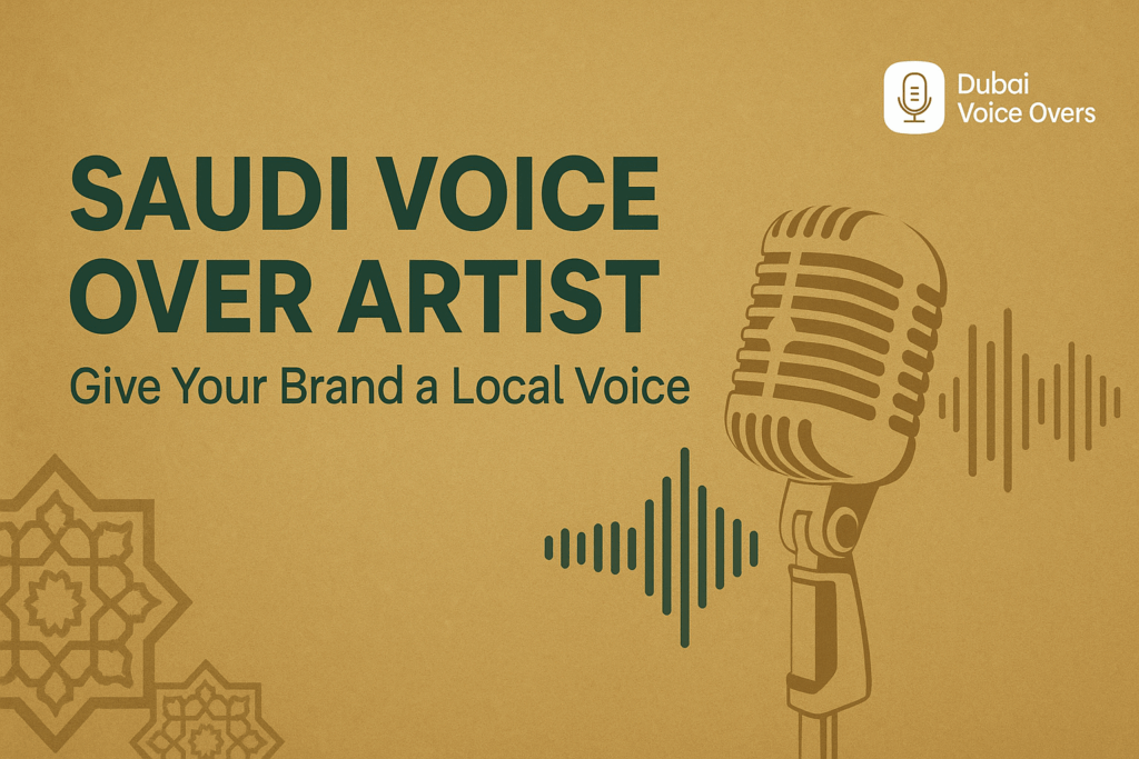Saudi Voice Over artists