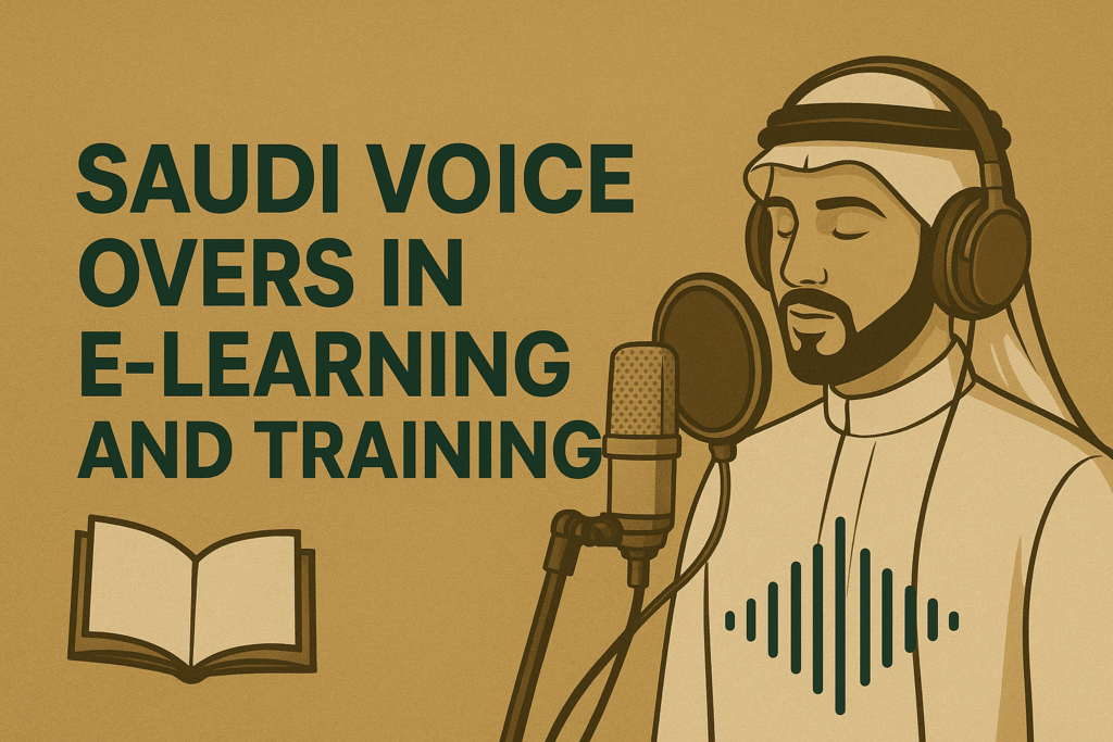 Saudi Voice Overs in E Learning and Training