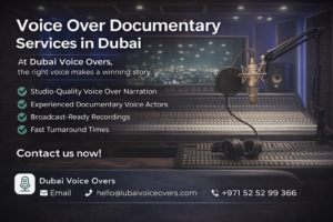 Voice Over Documentary. Why the Right Voice Makes a Winning Story