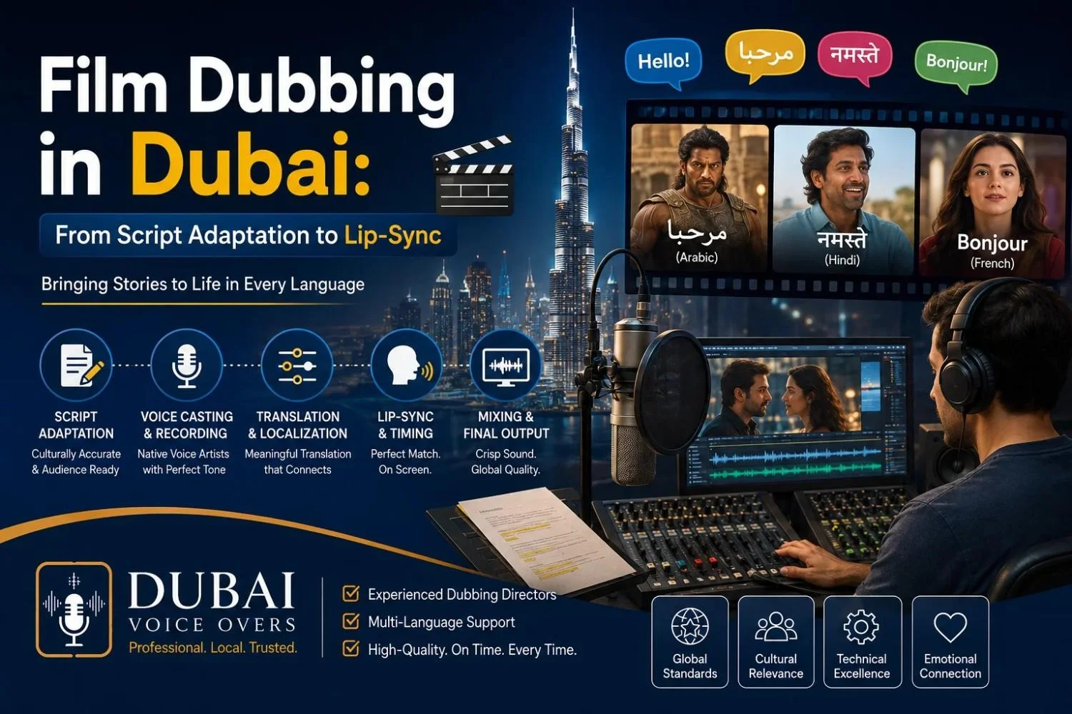 Film Dubbing in Dubai